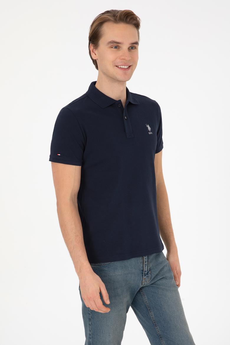 Erkek Lacivert Basic Tişört - 50307753021