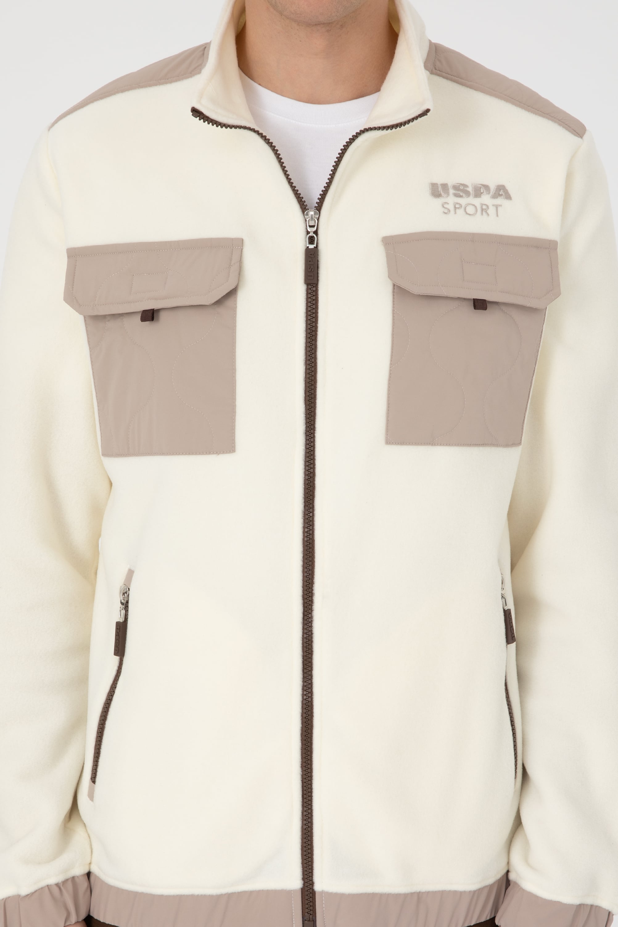 Erkek Krem Örme Hırka - 50309979026