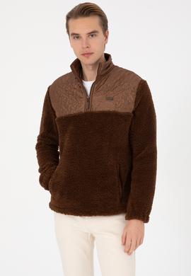 Erkek Kahverengi Sweatshirt - 50309995021