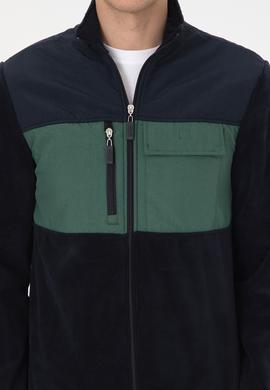 Erkek Lacivert Örme Hırka - 50309977046