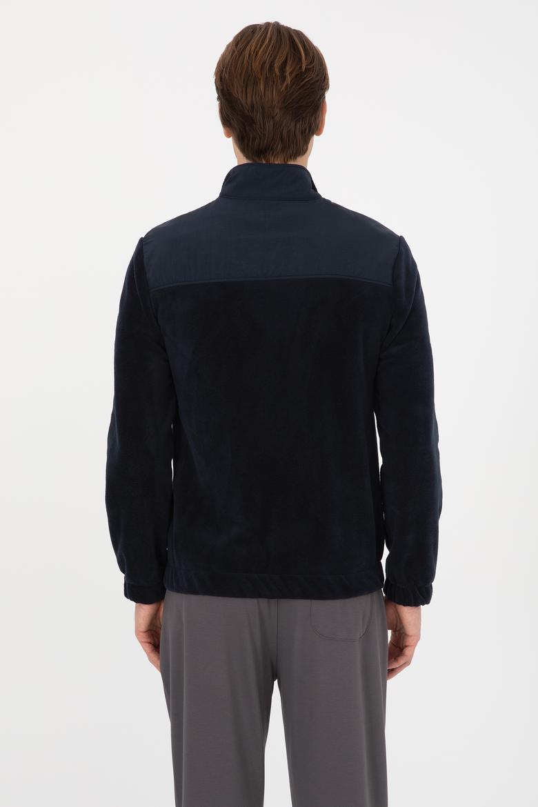 Erkek Lacivert Örme Hırka - 50309977046