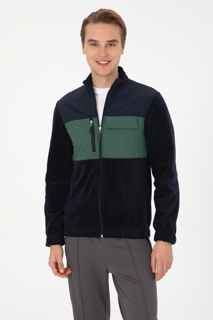 Erkek Lacivert Örme Hırka