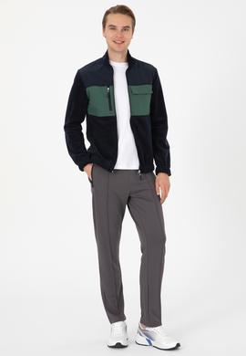 Erkek Lacivert Örme Hırka - 50309977046