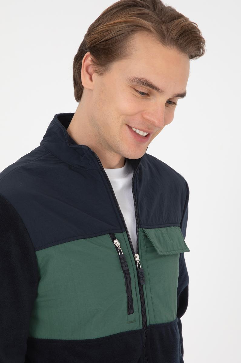 Erkek Lacivert Örme Hırka