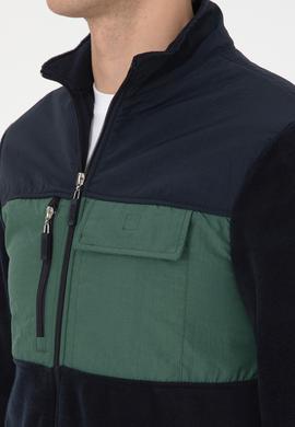 Erkek Lacivert Örme Hırka - 50309977046