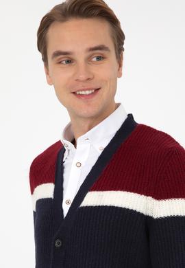 Erkek Lacivert Triko Hırka - 50315033019