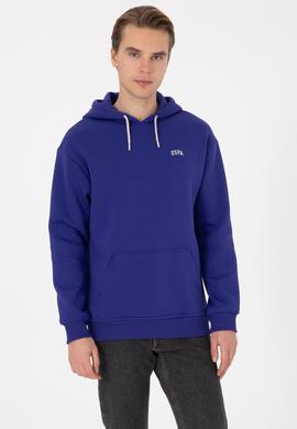 Erkek Mor Basic Sweatshirt - 50313782193