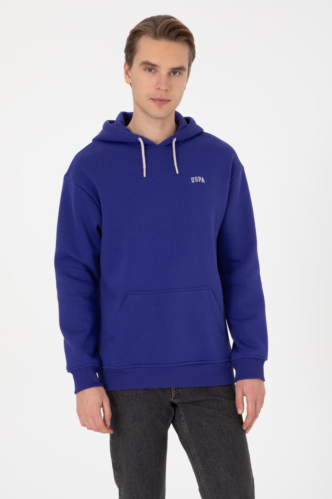 Erkek Mor Basic Sweatshirt
