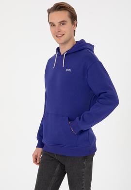 Erkek Mor Basic Sweatshirt - 50313782193