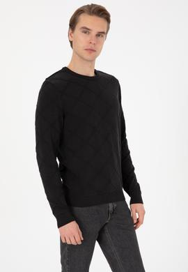 Erkek Siyah Kazak - 50307825035