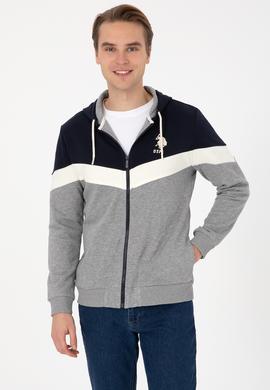 Erkek Gri Melanj Örme Hırka - 50309005023