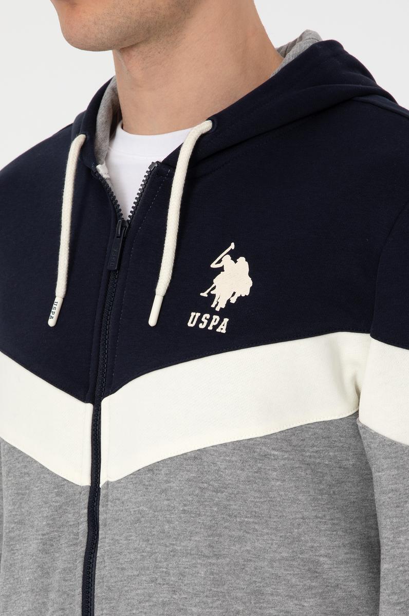 Erkek Gri Melanj Örme Hırka