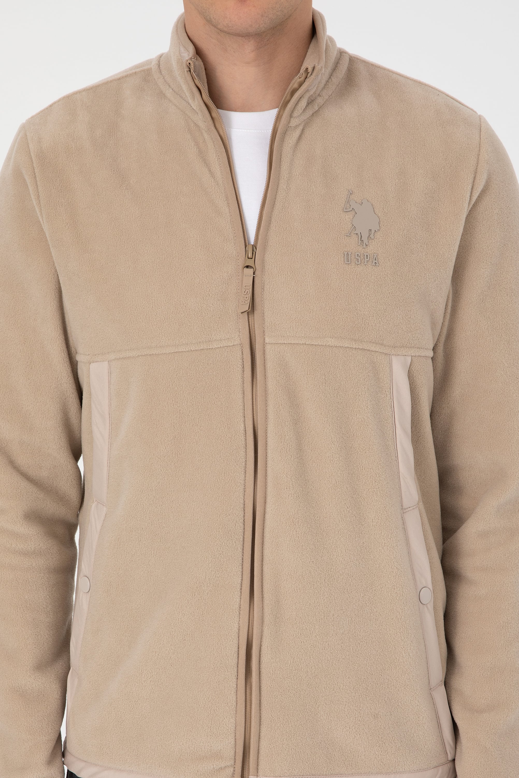 Erkek Koyu Bej Örme Hırka - 50310002040