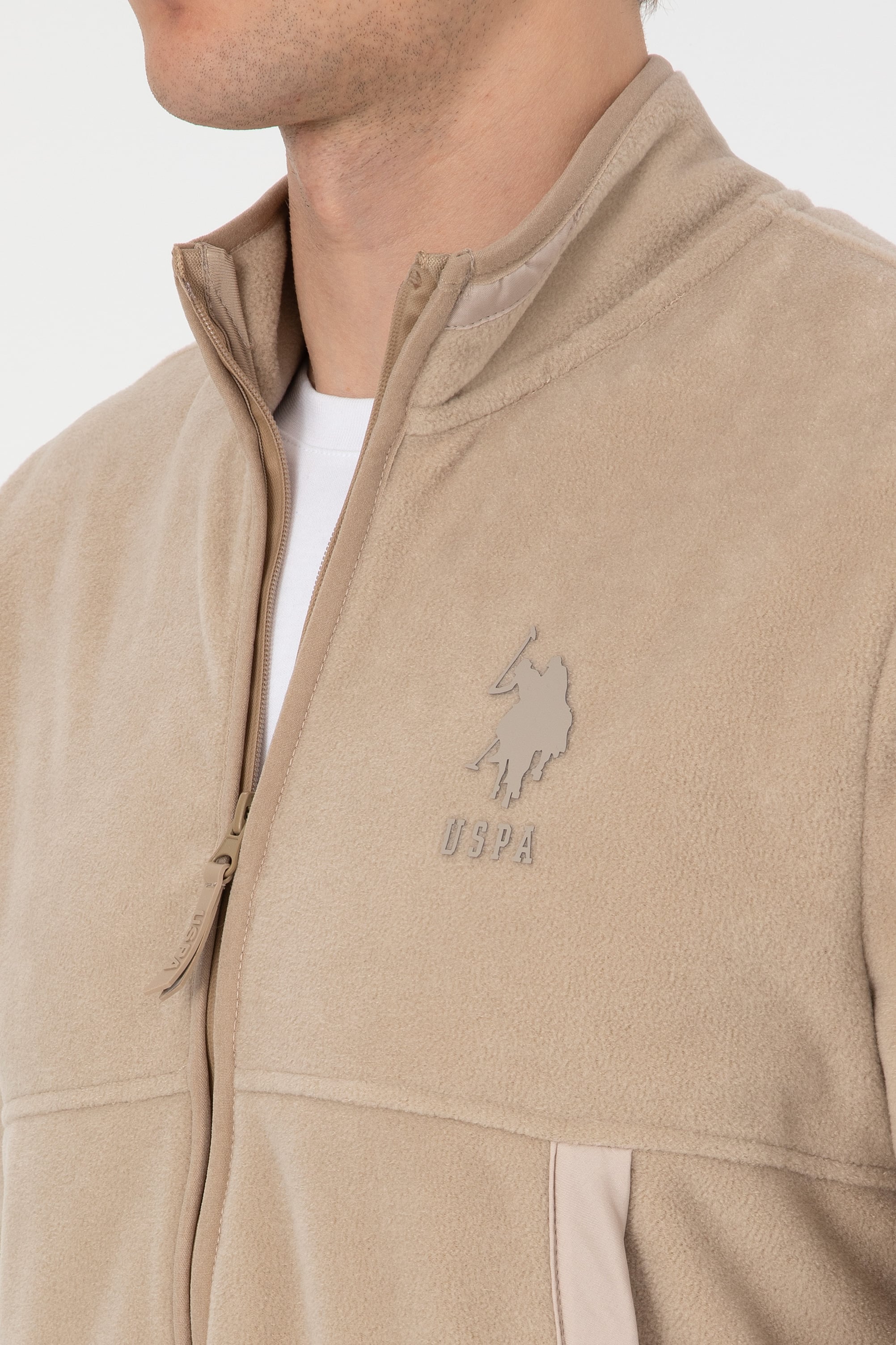 Erkek Koyu Bej Örme Hırka - 50310002040