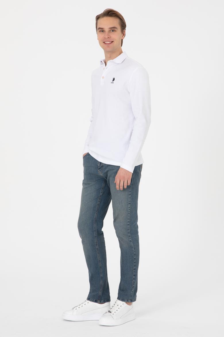 Erkek Beyaz Basic Sweatshirt - 50307692016