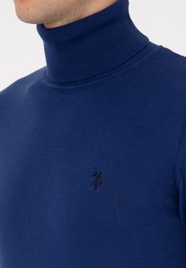 Erkek İndigo Basic Kazak - 50313640110