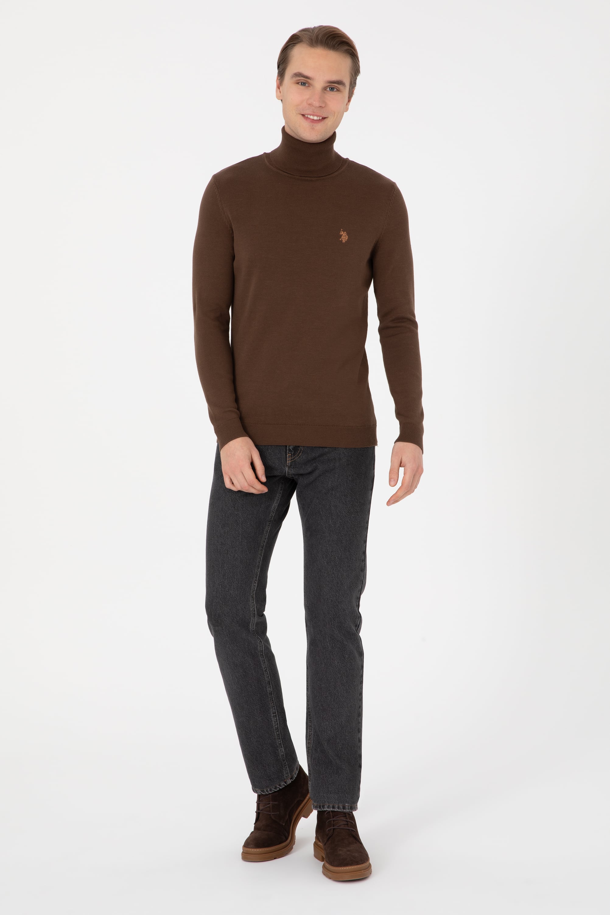 Erkek Kahverengi Basic Kazak - 50313640095