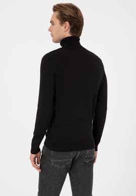 Erkek Siyah Basic Kazak - 50313640025