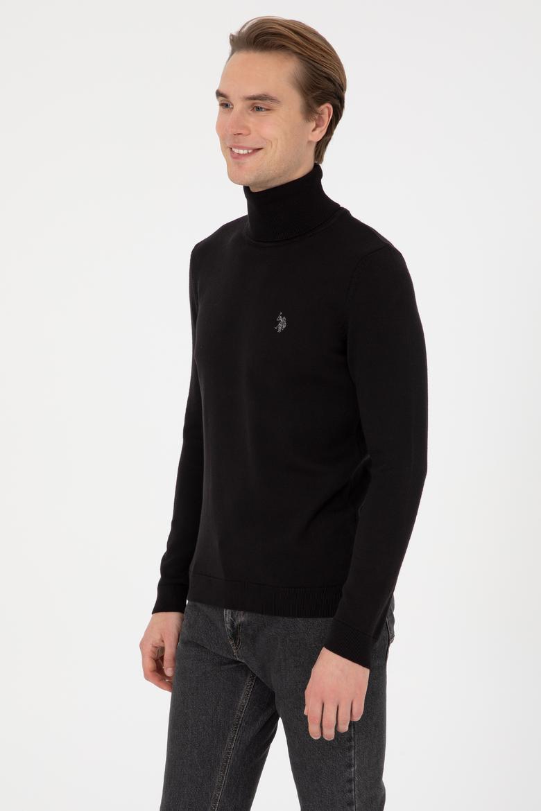 Erkek Siyah Basic Kazak - 50313640025