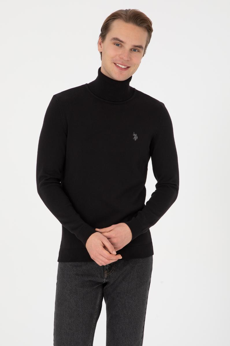 Erkek Siyah Basic Kazak