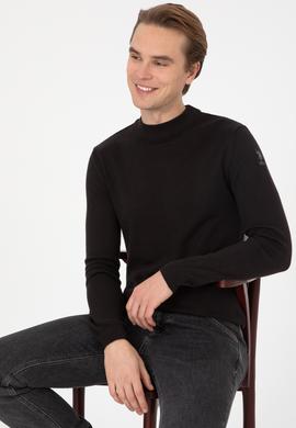 Erkek Siyah Basic Kazak - 50307823017