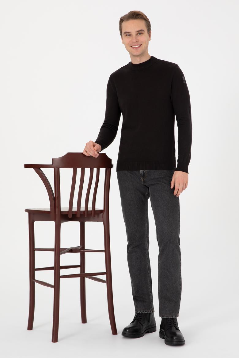 Erkek Siyah Basic Kazak - 50307823017