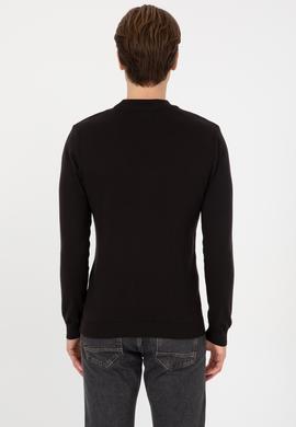 Erkek Siyah Basic Kazak - 50307823017