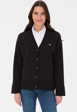 Kadın Siyah Triko Hırka - 50317680008