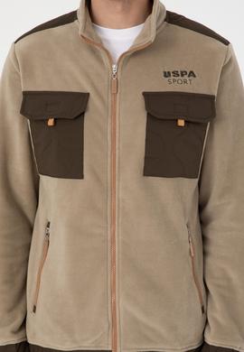 Erkek Açık Haki Örme Hırka - 50309979054