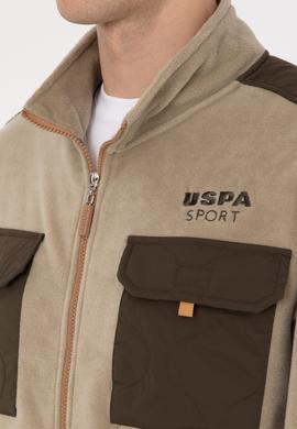 Erkek Açık Haki Örme Hırka - 50309979054