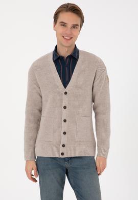 Erkek Taş Triko Hırka - 50314960014