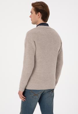 Erkek Taş Triko Hırka - 50314960014