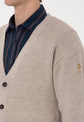 Erkek Taş Triko Hırka - 50314960014