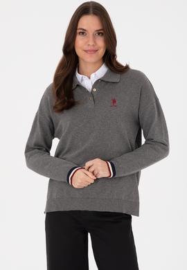 Kadın Gri Melanj Kazak - 50314707003