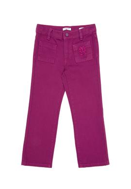 Kız Çocuk Menekşe Kanvas Pantolon - 50314779011