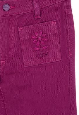 Kız Çocuk Menekşe Kanvas Pantolon - 50314779011