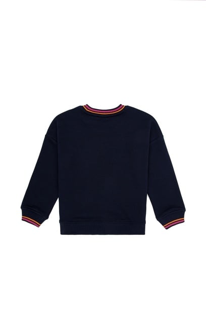 Kız Çocuk Lacivert Sweatshirt
