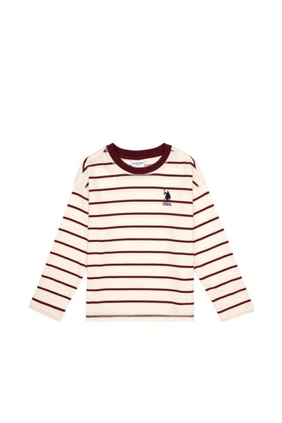 Erkek Çocuk Bordo Bisiklet Yaka Süprem Sweatshirt