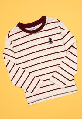 Erkek Çocuk Bordo Bisiklet Yaka Süprem Sweatshirt - 50314042122