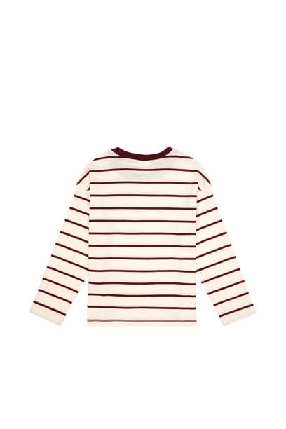Erkek Çocuk Bordo Bisiklet Yaka Süprem Sweatshirt