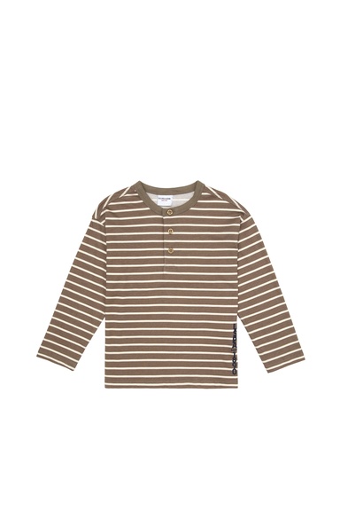 Erkek Çocuk Vizon Bisiklet Yaka Süprem Sweatshirt