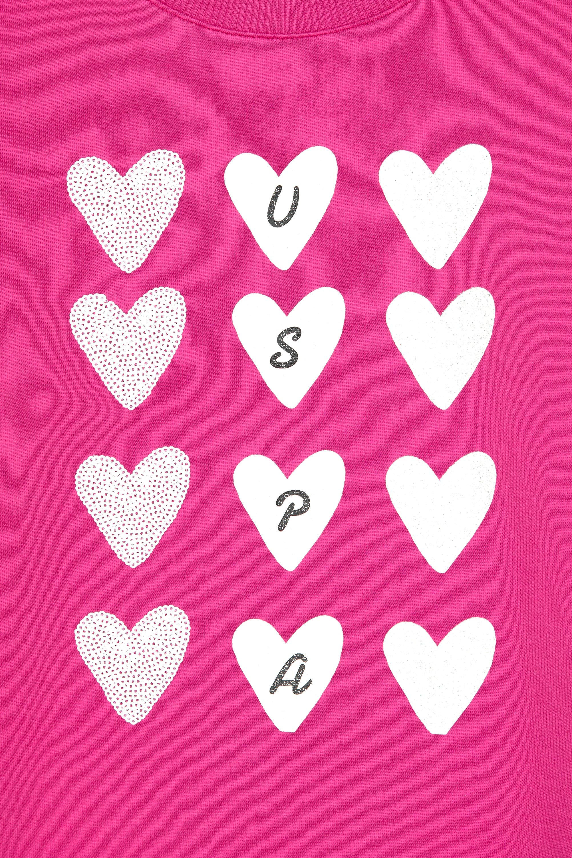 Kız Çocuk Pembe Sweatshirt - Image 4