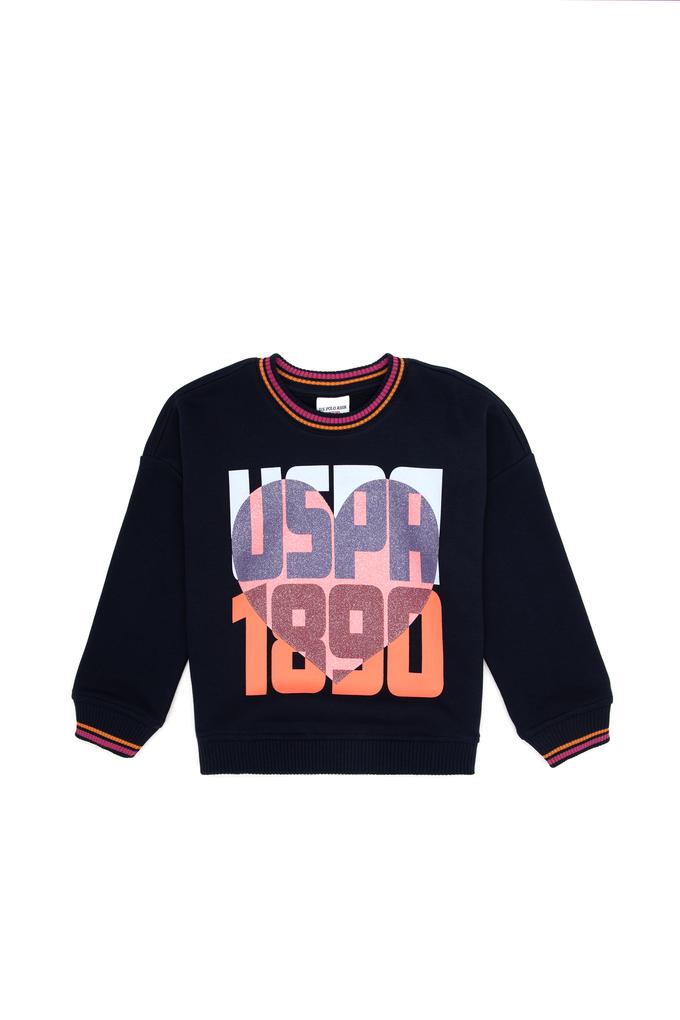 Kız Çocuk Lacivert Sweatshirt