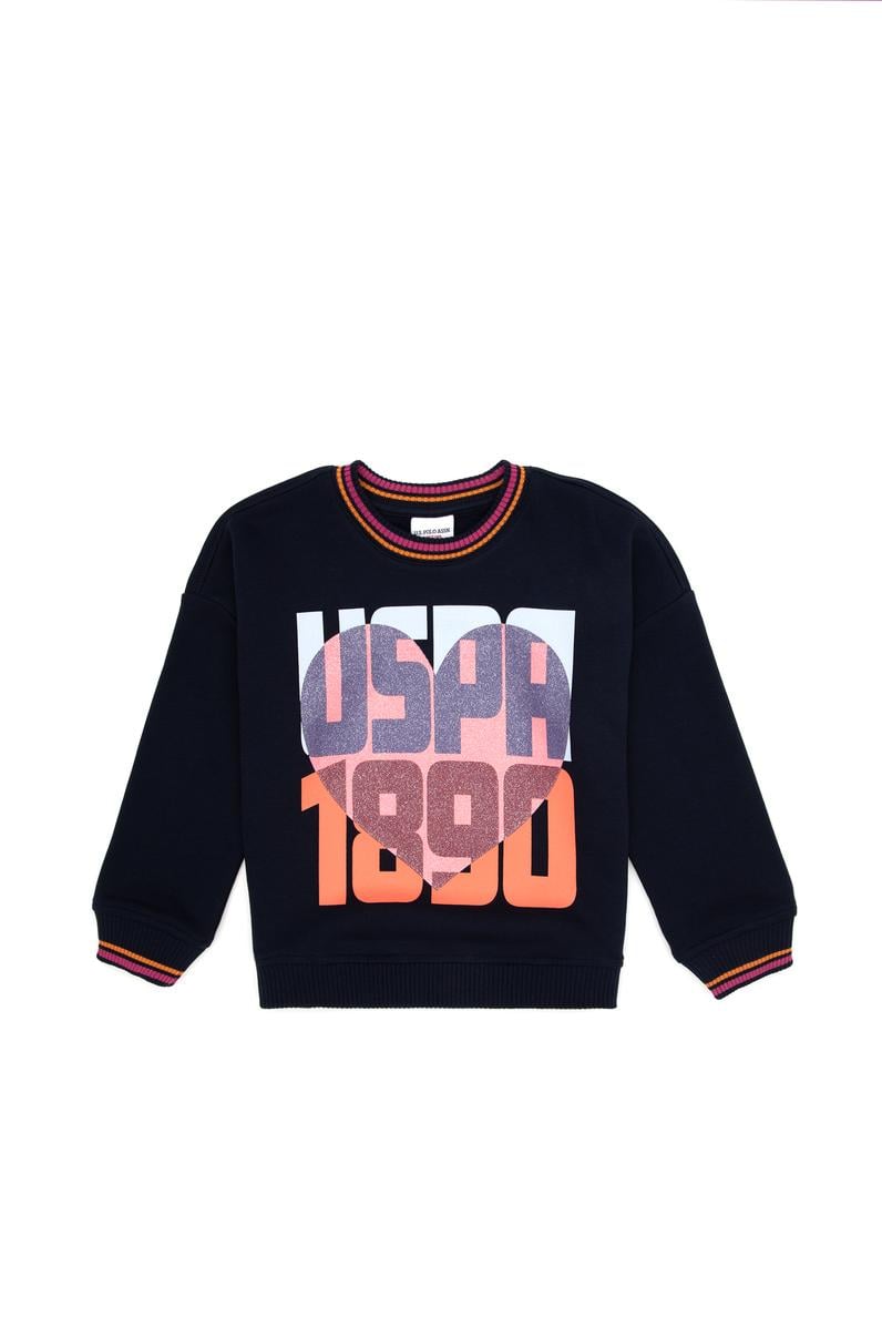 Kız Çocuk Lacivert Sweatshirt