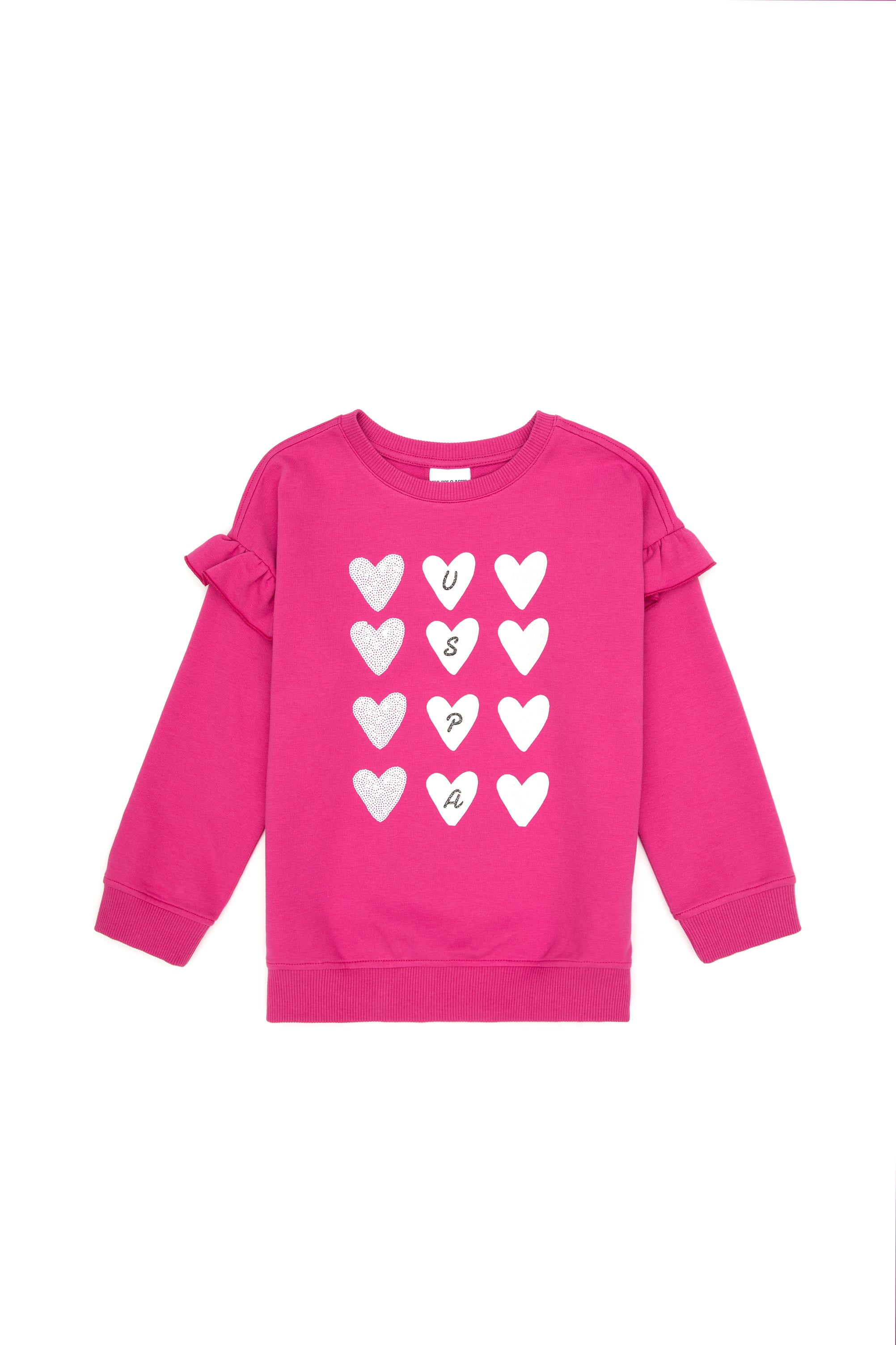 Kız Çocuk Pembe Sweatshirt