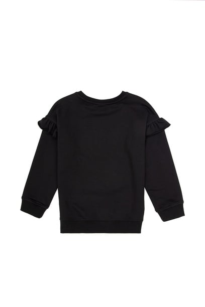 Kız Çocuk Siyah Sweatshirt