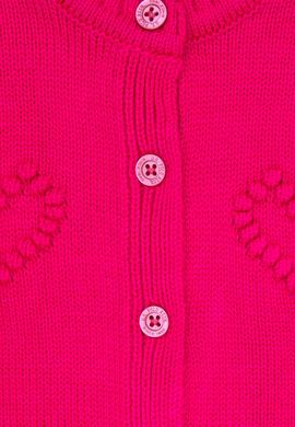 Kız Çocuk Fuşya Triko Hırka - 50316277002