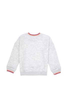Kız Çocuk Açık Gri Melanj Sweatshirt - 50317900012
