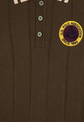 Erkek Çocuk Yeşil Polo Yaka Kazak - 50315629022