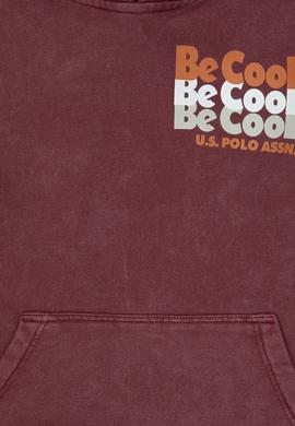 Erkek Çocuk Bordo Kapüşonlu Sweatshirt - 50315750001